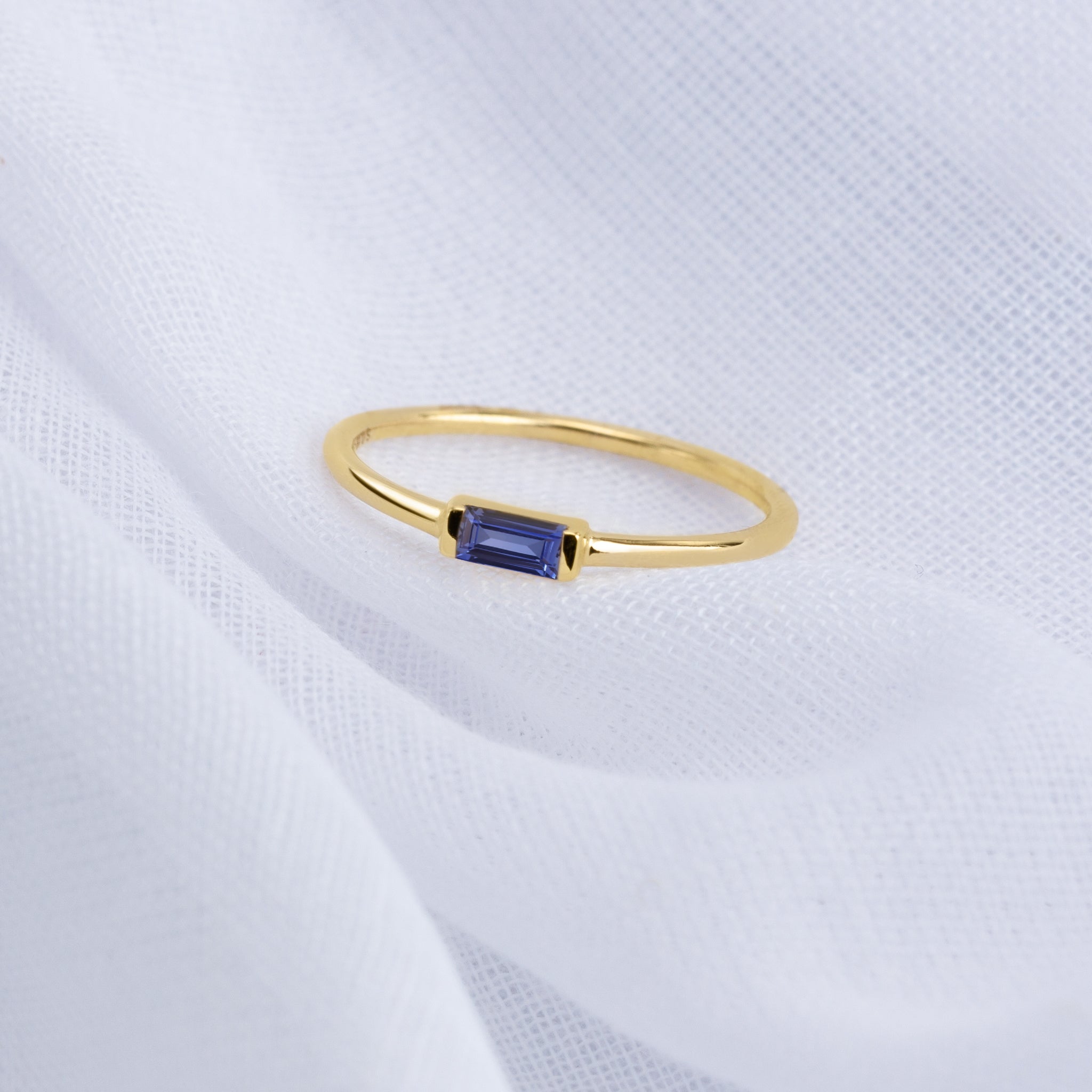 Ocean Majesty Blue Sapphire Ring