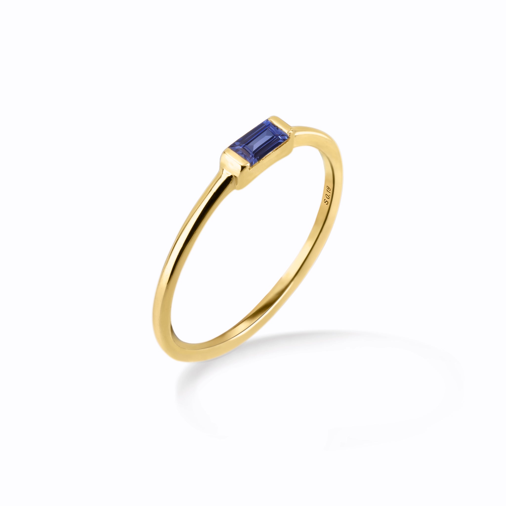 Ocean Majesty Blue Sapphire Ring