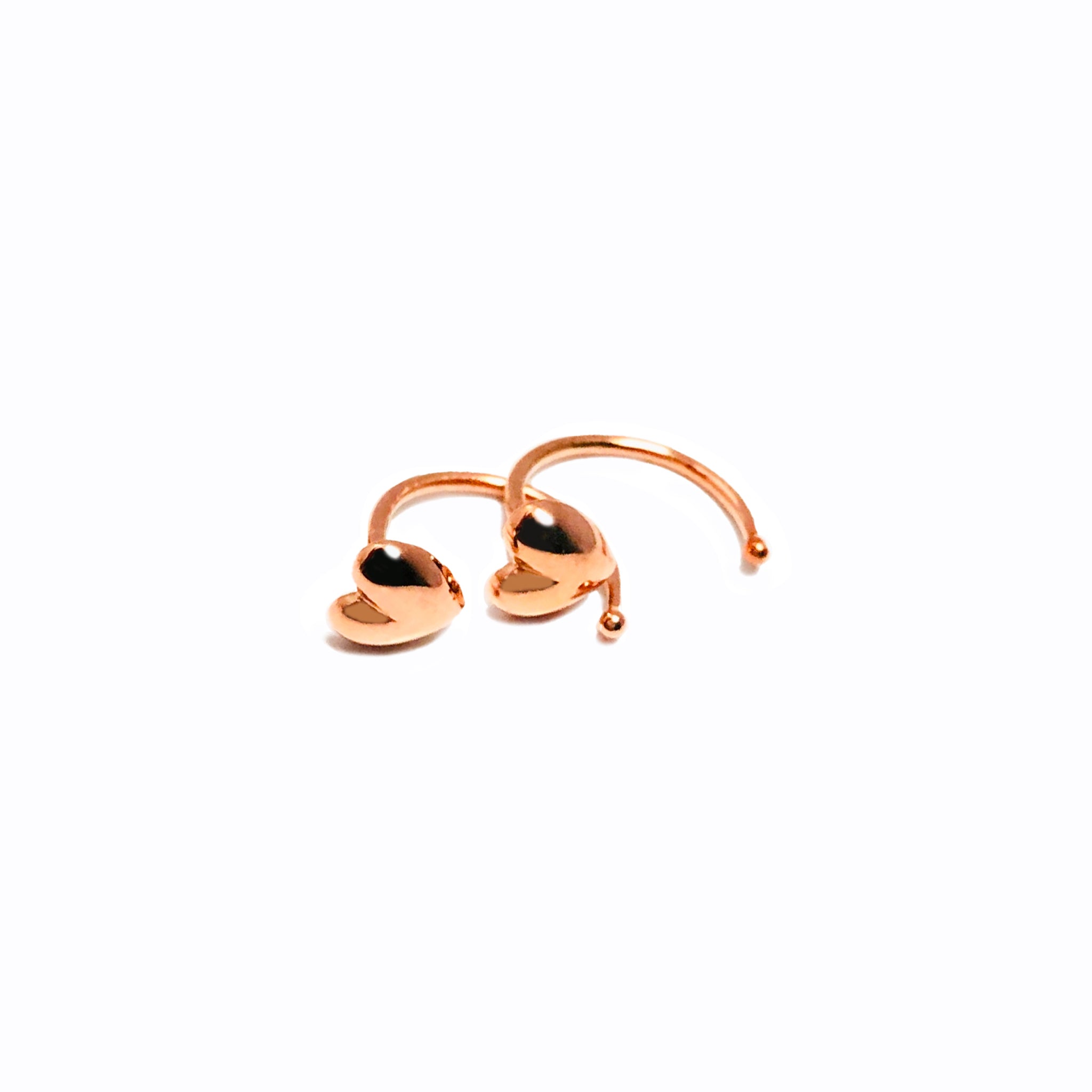 Heartfelt Simplicity Minimalist 18K Rose Gold