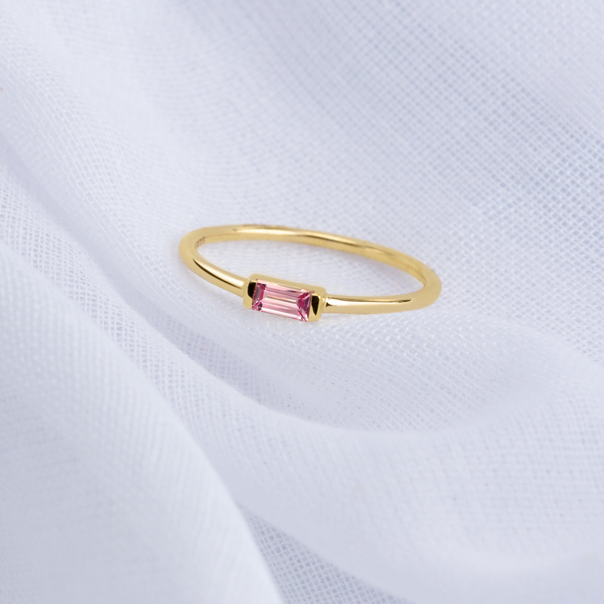 Rose Blossom Pink Sapphire Ring