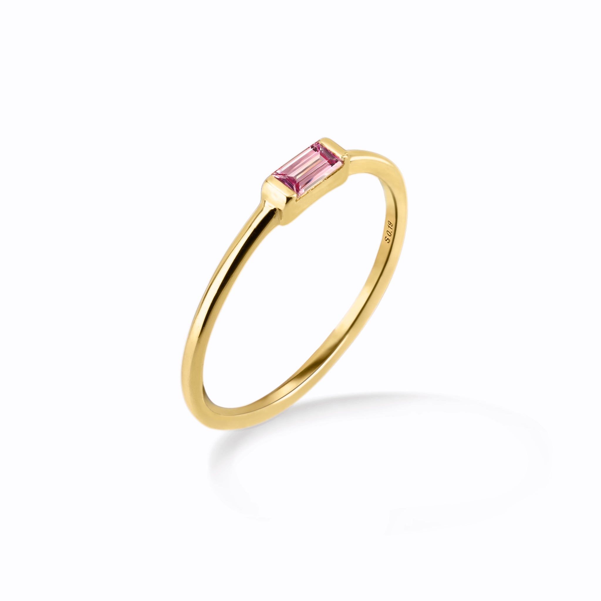 Rose Blossom Pink Sapphire Ring