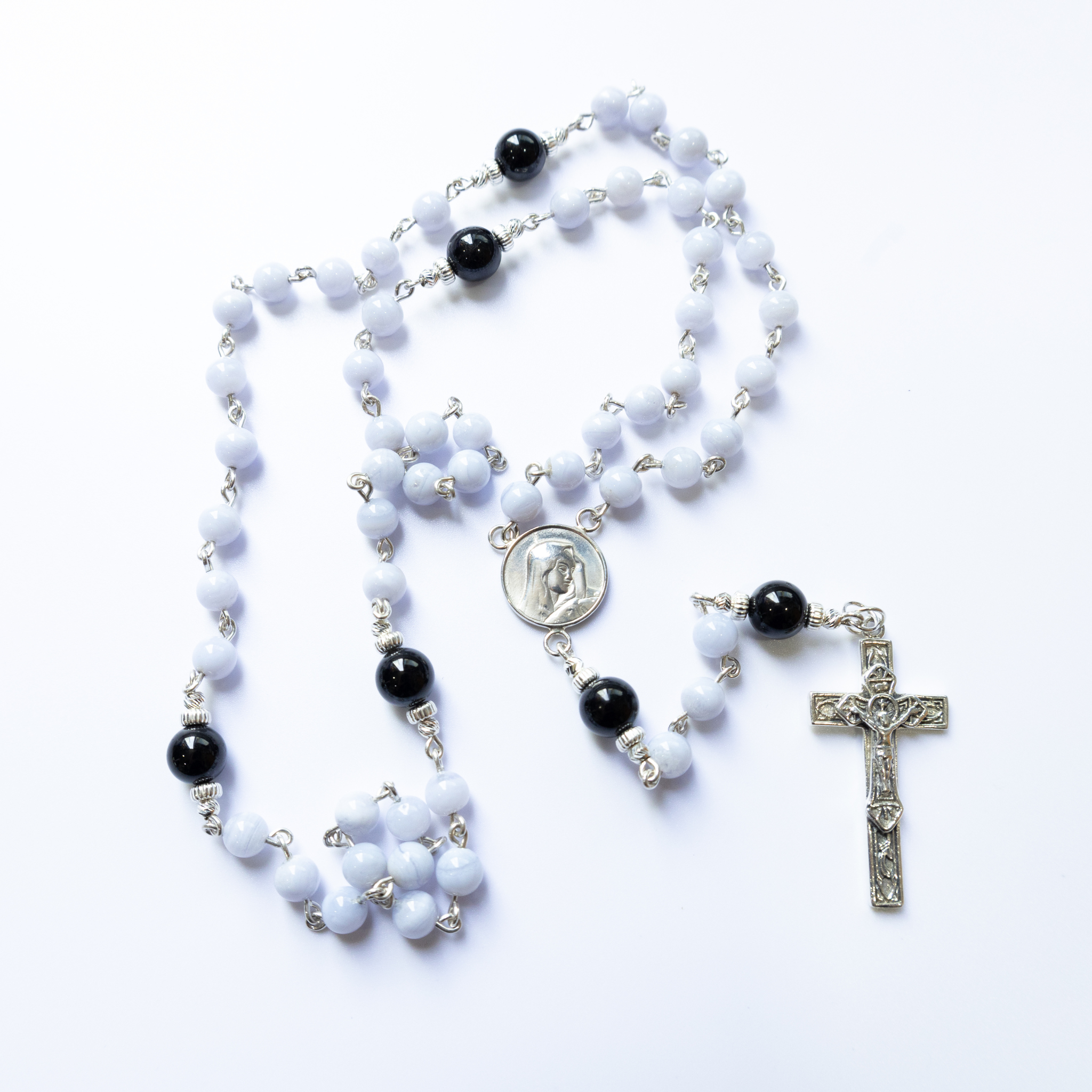 Midnight Lace Tourmaline Rosary