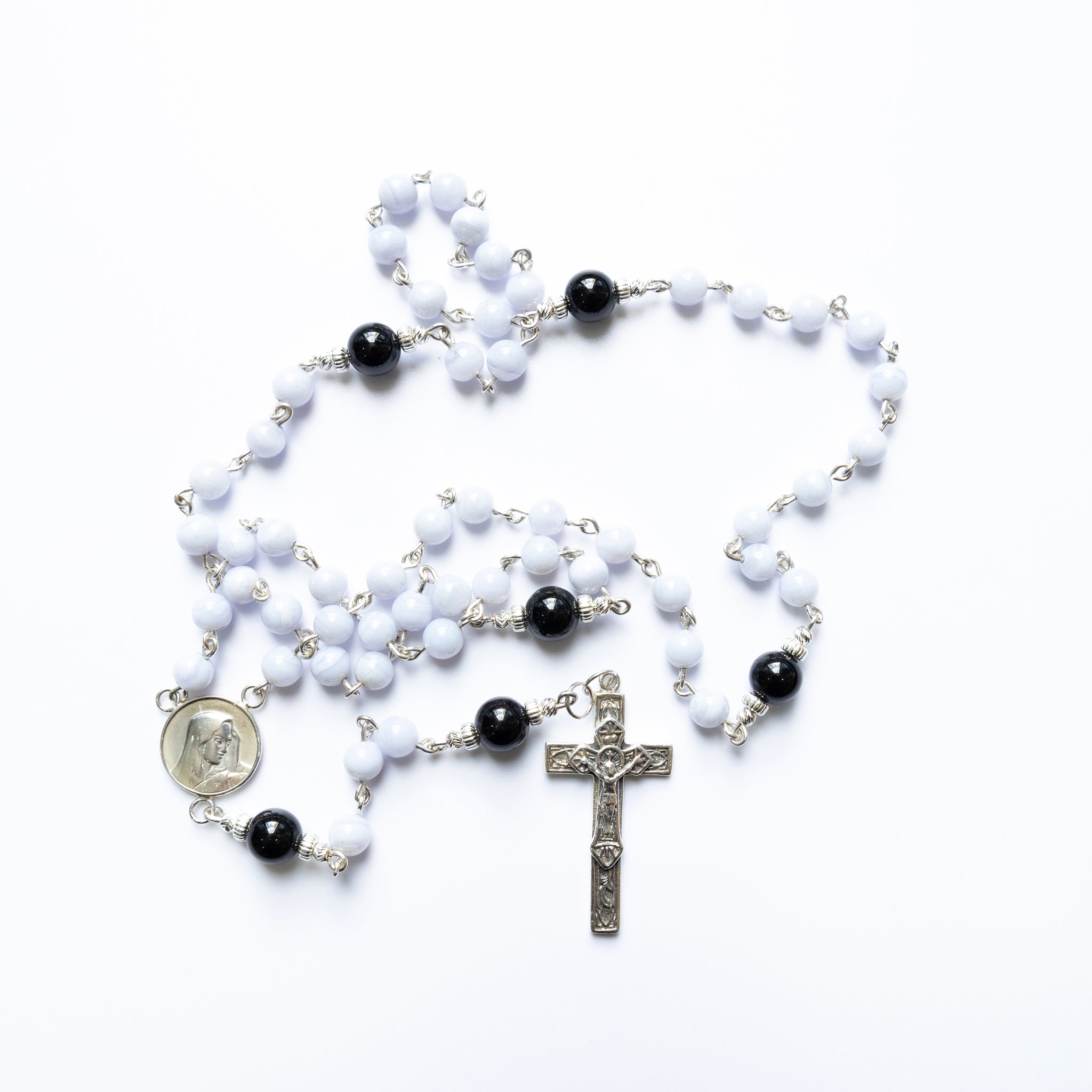 Midnight Lace Tourmaline Rosary