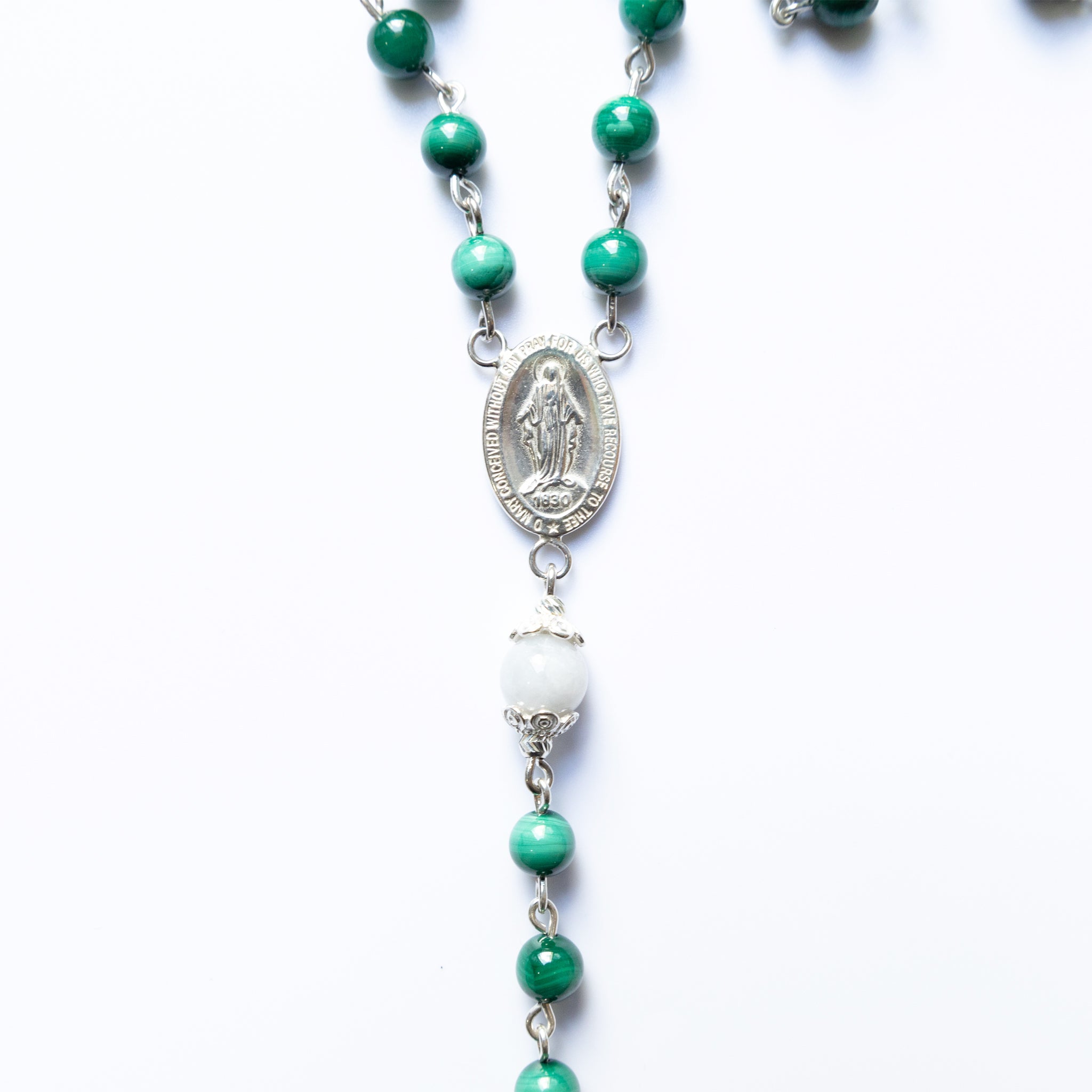 Enchanted Malachite Jadeite Rosary