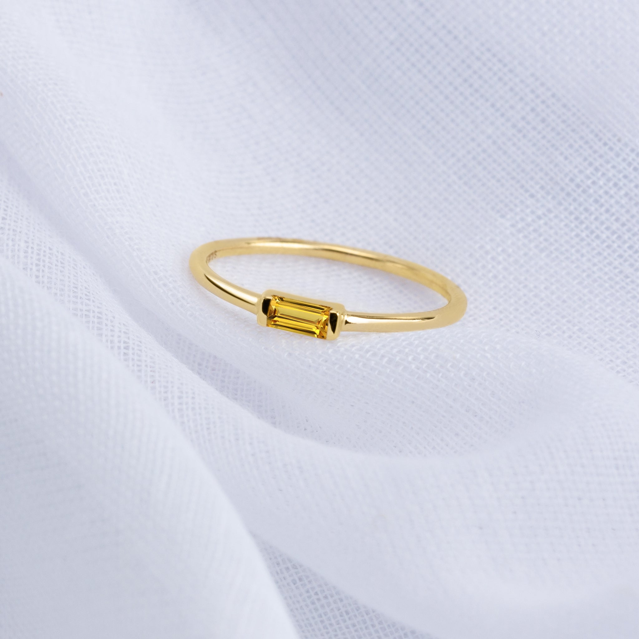 Golden Radiance Yellow Sapphire Ring